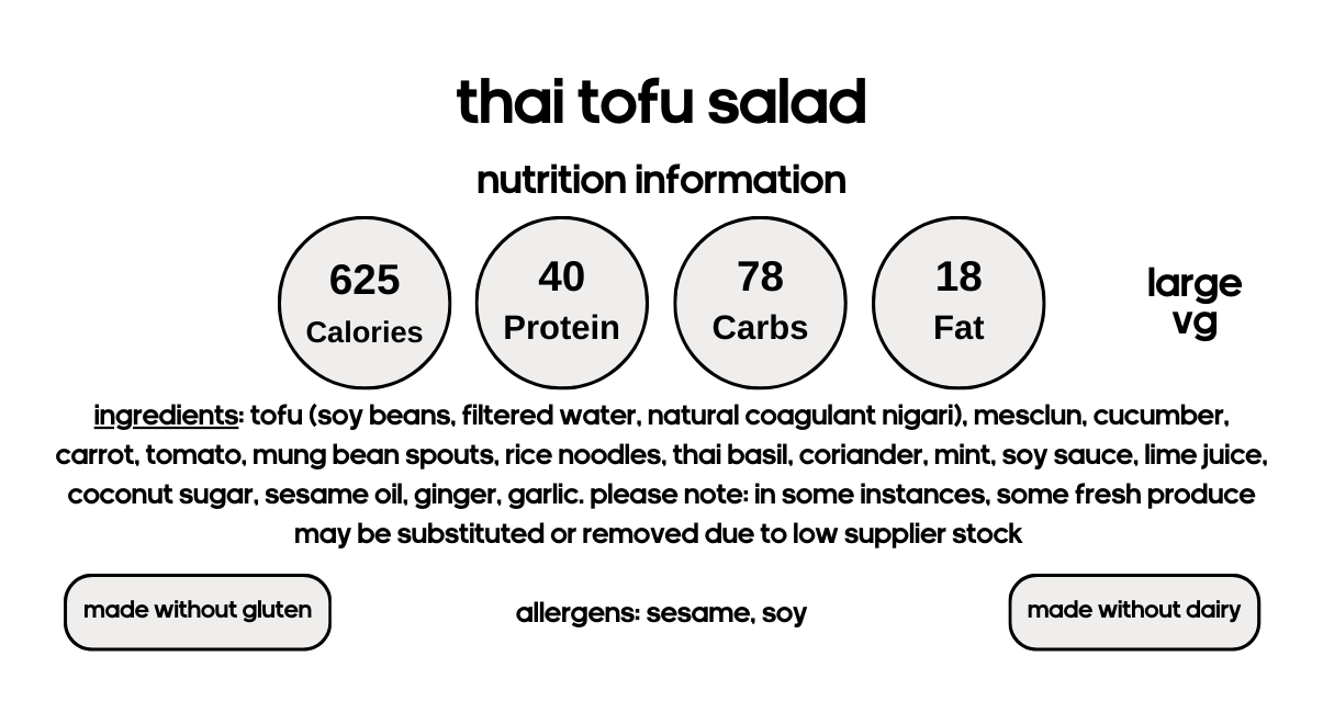 Thai Tofu Salad (V)