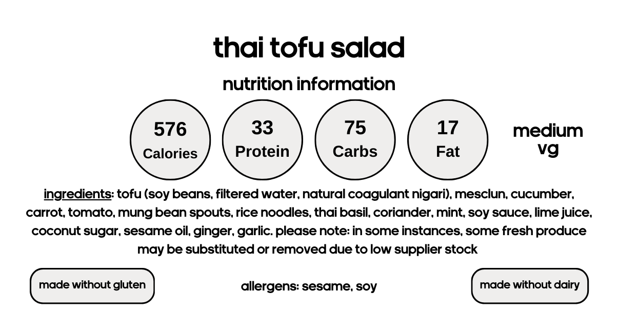 Thai Tofu Salad (V)