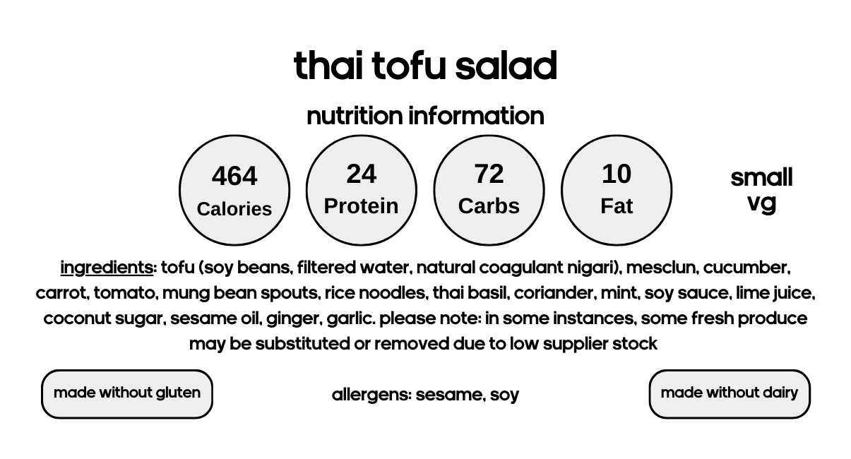Thai Tofu Salad (V)