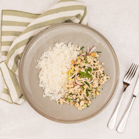 Chicken Larb with Jasmine Rice