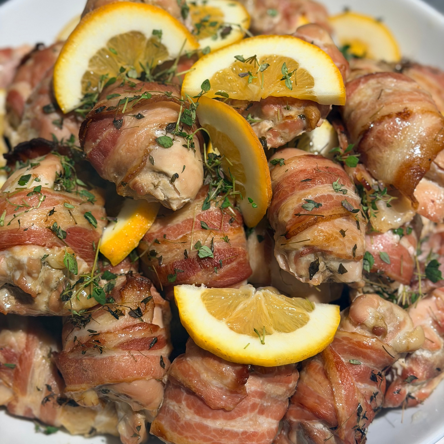 Chicken wrapped in Bacon