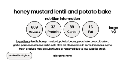 Honey Mustard Chicken and Potato Bake with Green Vegetables