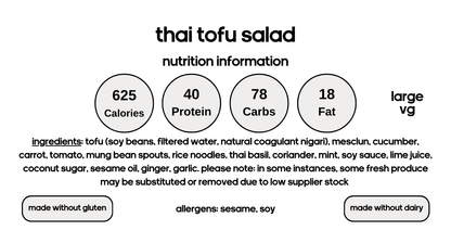 Thai Tofu Salad (V)