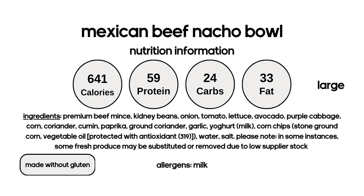 Mexican Beef Nacho Bowl