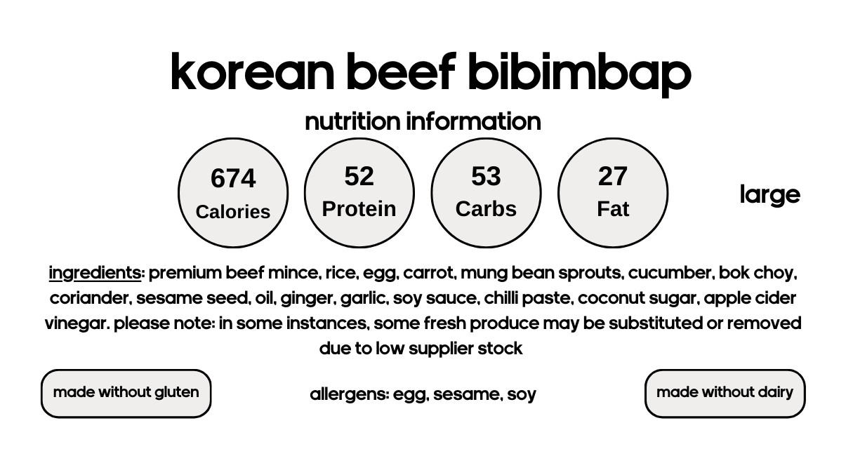 Korean Beef Bibimbap