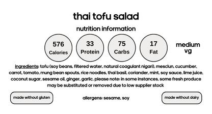 Thai Tofu Salad (V)