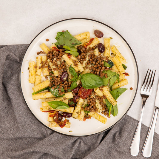 Lentil & Pesto Pasta (V)