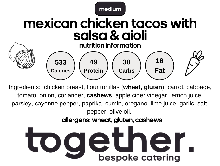 Mexican Chicken Tacos