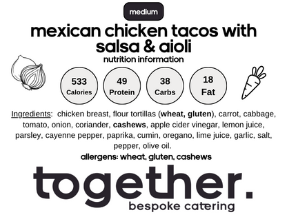 Mexican Chicken Tacos