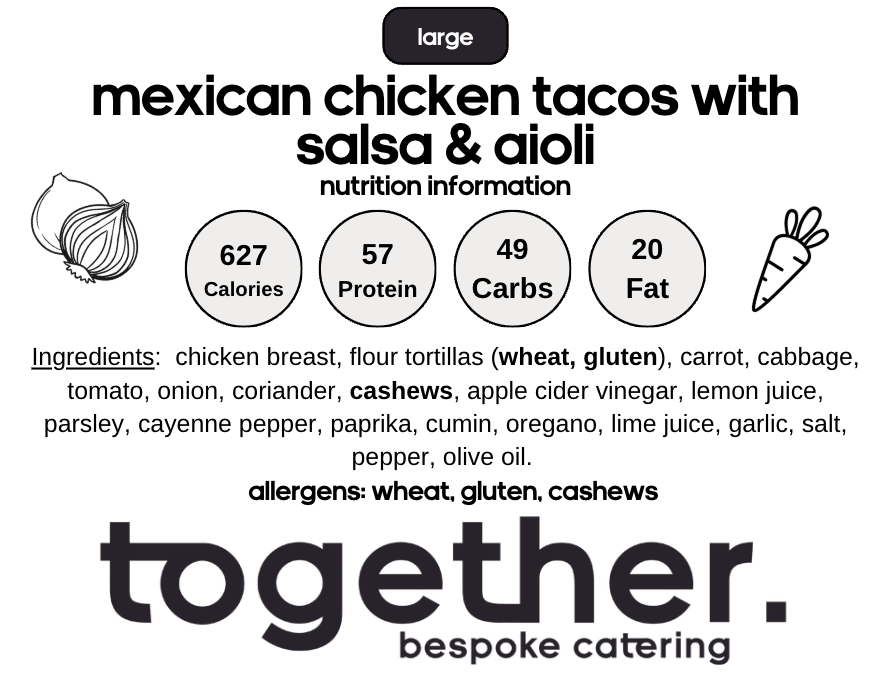 Mexican Chicken Tacos