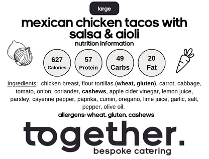 Mexican Chicken Tacos