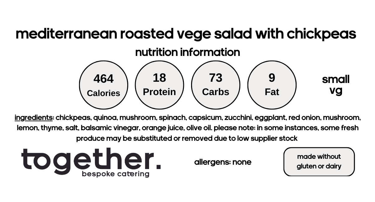 Mediterranean Roasted Vege Salad with Salmon