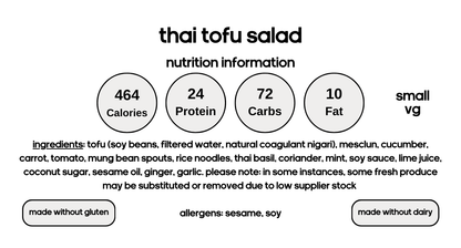 Thai Tofu Salad (V)