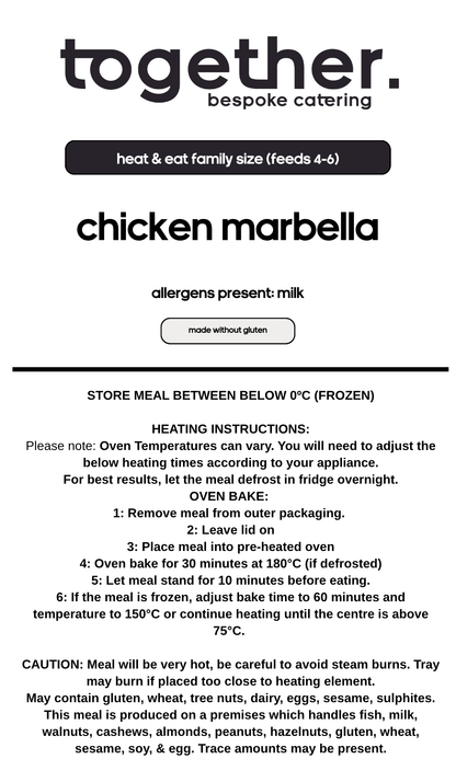 Chicken Marbella Family Meal