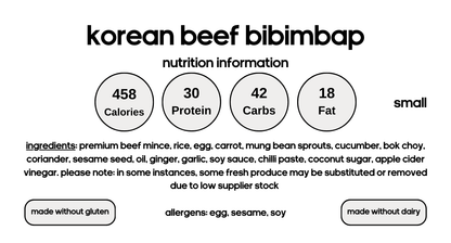 Korean Beef Bibimbap